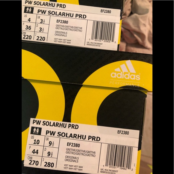 Pharrell Williams solarhu prd adidas size 4&10 NIB - Picture 2 of 2